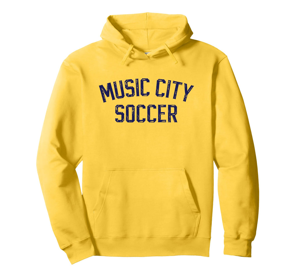 Soccer Nashville Music City Soccer Hoodie - Casual Everyday Wear Men Women