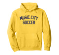 Soccer Nashville Music City Soccer Hoodie - Casual Everyday Wear Men Women