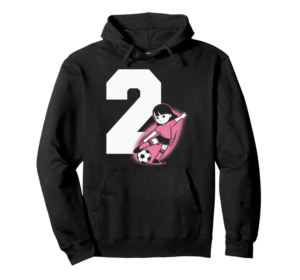 2 Soccer Birthday Gift Soccer Fan Hoodie - Streetwear Style Men Women