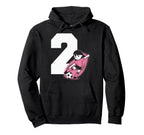2 Soccer Birthday Gift Soccer Fan Hoodie - Streetwear Style Men Women