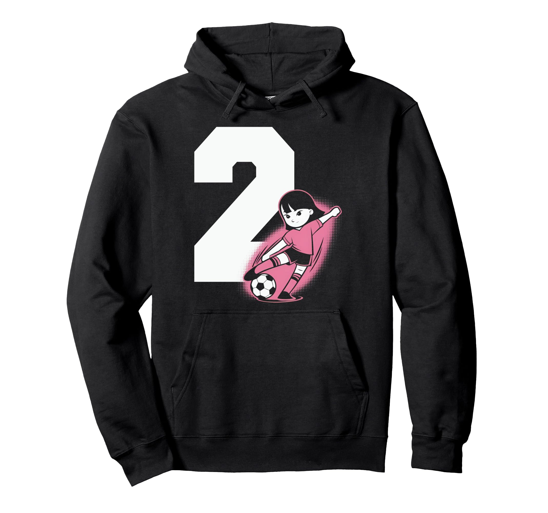 2 Soccer Birthday Gift Soccer Fan Hoodie - Streetwear Style Men Women