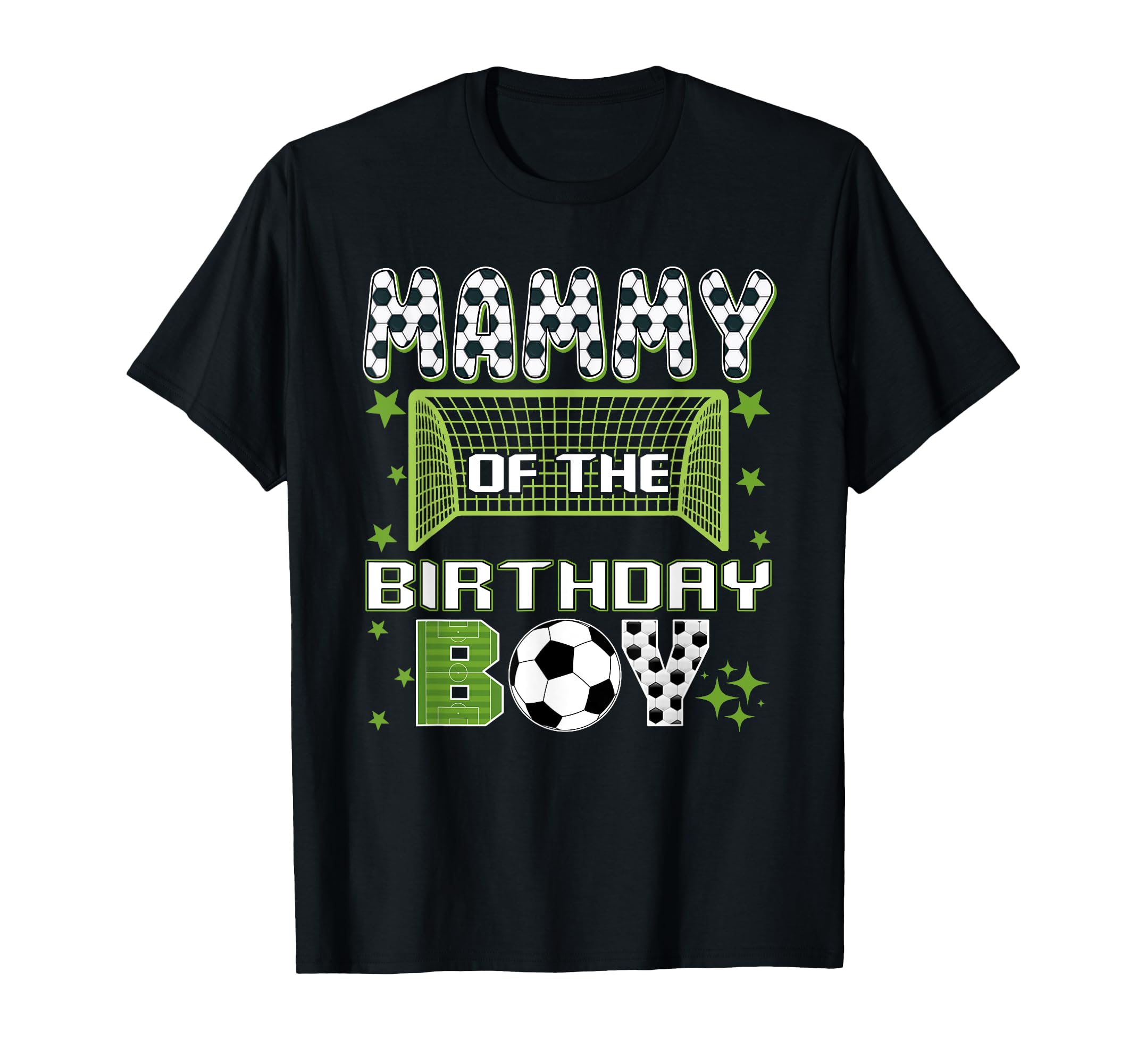 Mammy Birthday Soccer Group Family T-Shirt - Fun Novelty Design for Adults