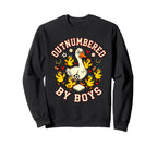 Outnumbered Ducklings Football Sweatshirt - Custom Art Print for Adults