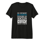 If First You Dont Succeed Try Doing Soccer T-Shirt - Unique Graphic Unisex