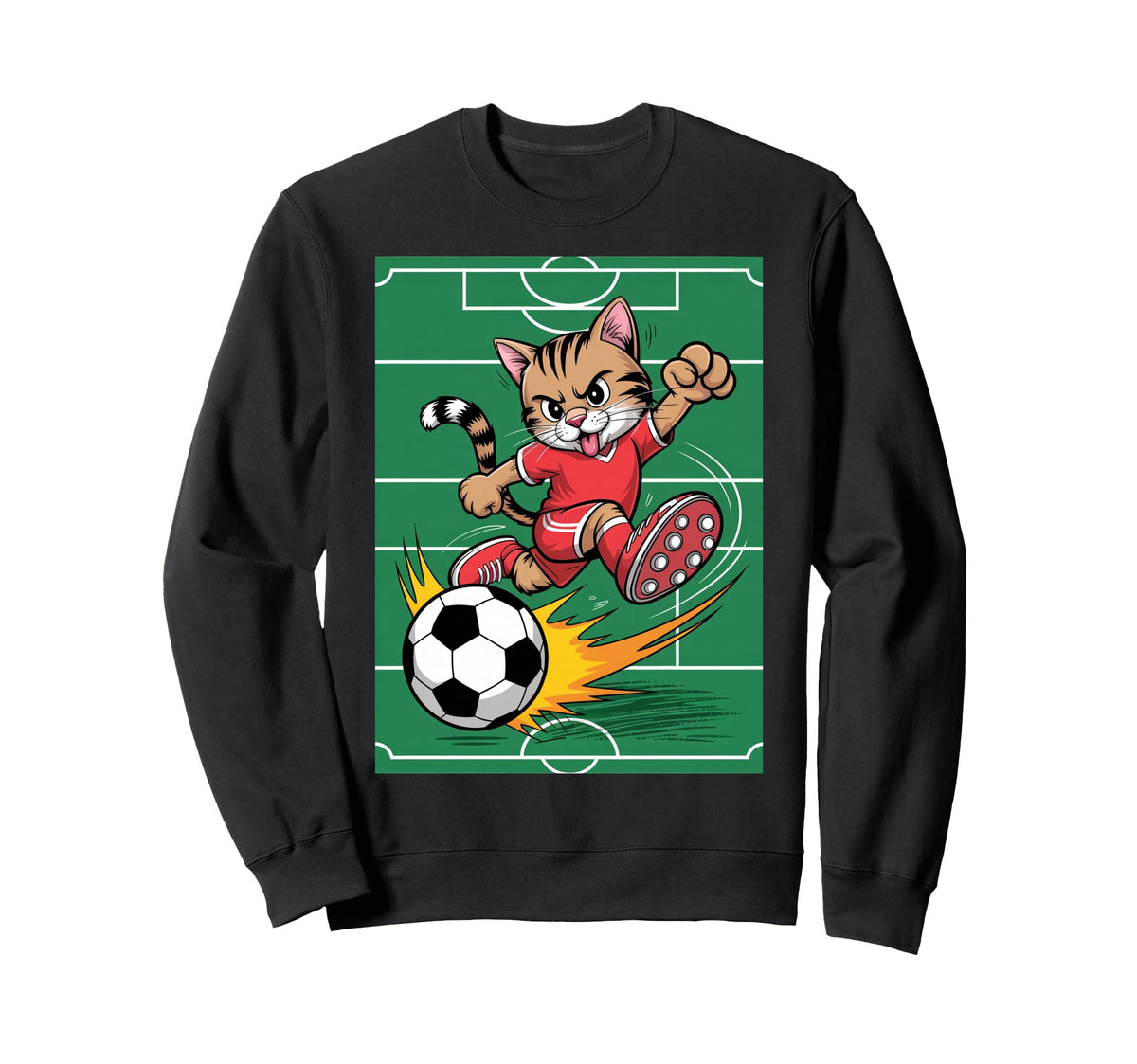 Cat Funny Cat Gang Cat Playing Sweatshirt - Fun Novelty Design for Adults