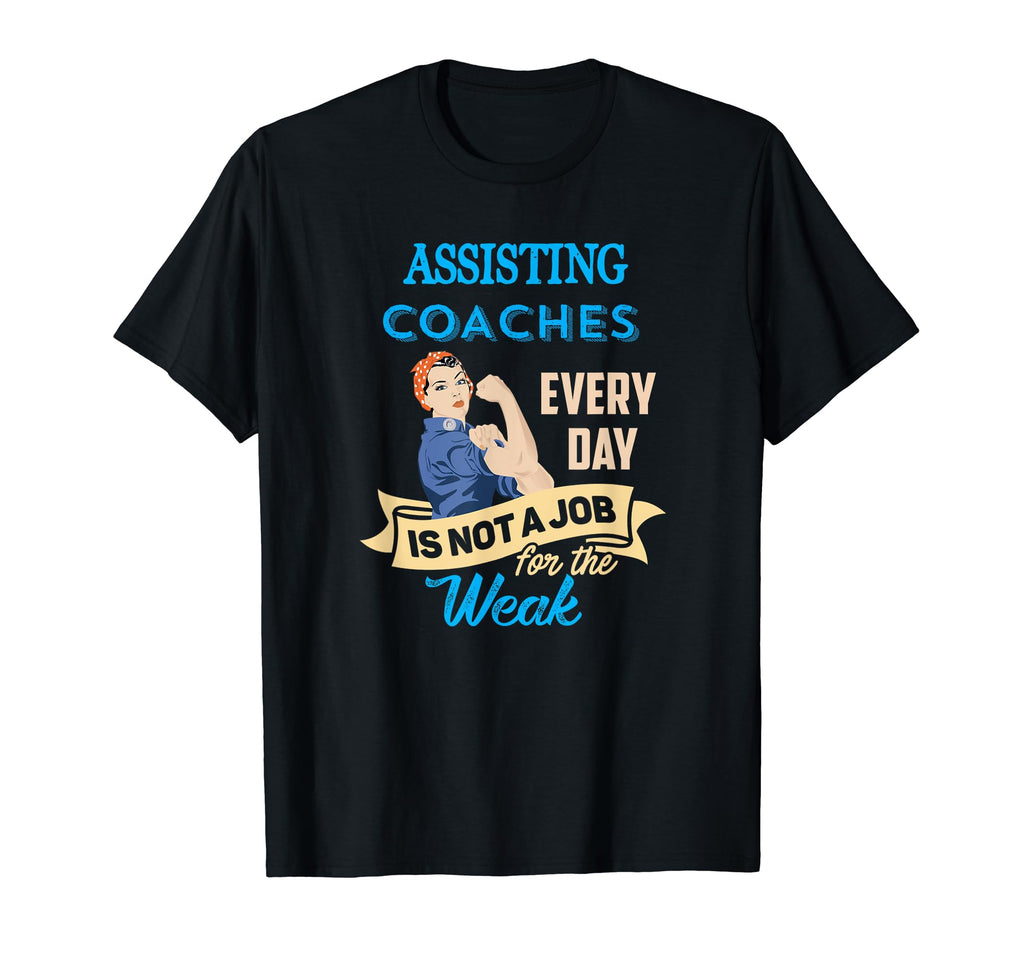 Coach Assistant Soccer Basketball T-Shirt - Fun Novelty Design Men Women