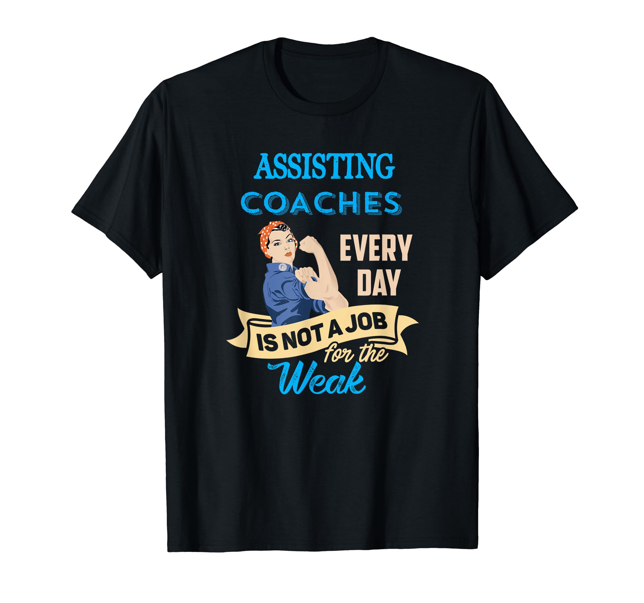 Coach Assistant Soccer Basketball T-Shirt - Fun Novelty Design Men Women