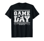 Game Day Vibes Soccer Game Day Soccer T-Shirt - Novelty Apparel Unisex