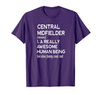 Soccer Player Definition Funny Center T-Shirt - Fun Novelty Design Unisex