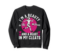 Im Beauty Streets Soccer Daughter Sweatshirt - Unique Graphic Men Women