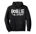 Soccer Goalie Papa Soccer Hoodie - Casual Everyday Wear Men Women