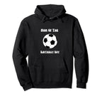 Soccer Birthday Birthday Mom Soccer Hoodie - Novelty Apparel for Adults
