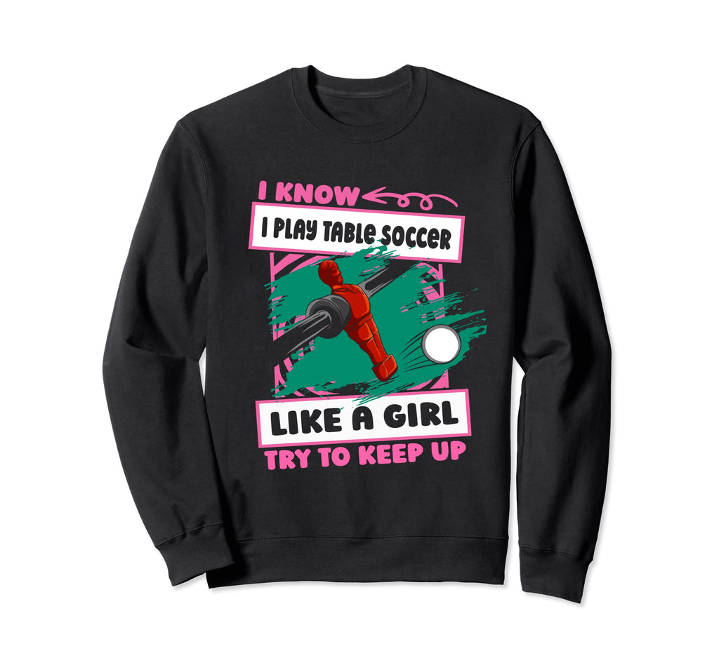 Foosball Kicker Table Soccer Sweatshirt - Casual Everyday Wear for Adults