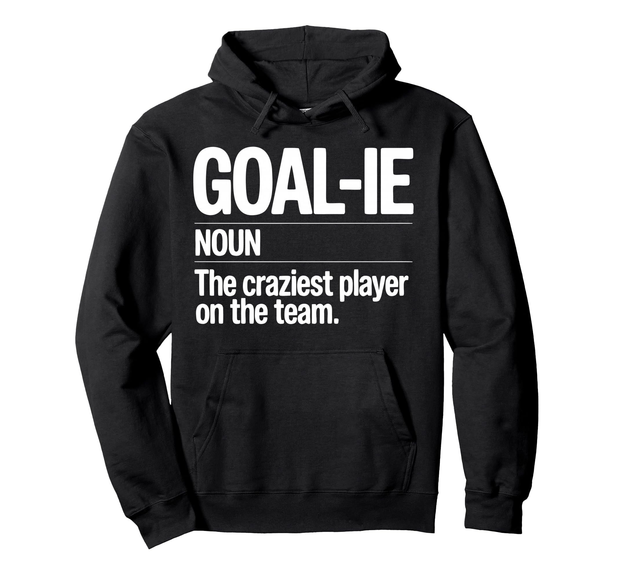 Lacrosse Goalie Lax Crazy Goalkeeper Hoodie - Custom Art Print Unisex