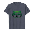 Soccer Siblings Family Teamwork Soccer T-Shirt - Novelty Apparel Unisex