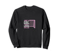 Just Who Loves Soccer Funny Sport Sweatshirt - Fun Novelty Design Men Women