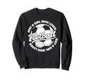 Just Who Loves Football Player Sweatshirt - Unique Graphic for Adults