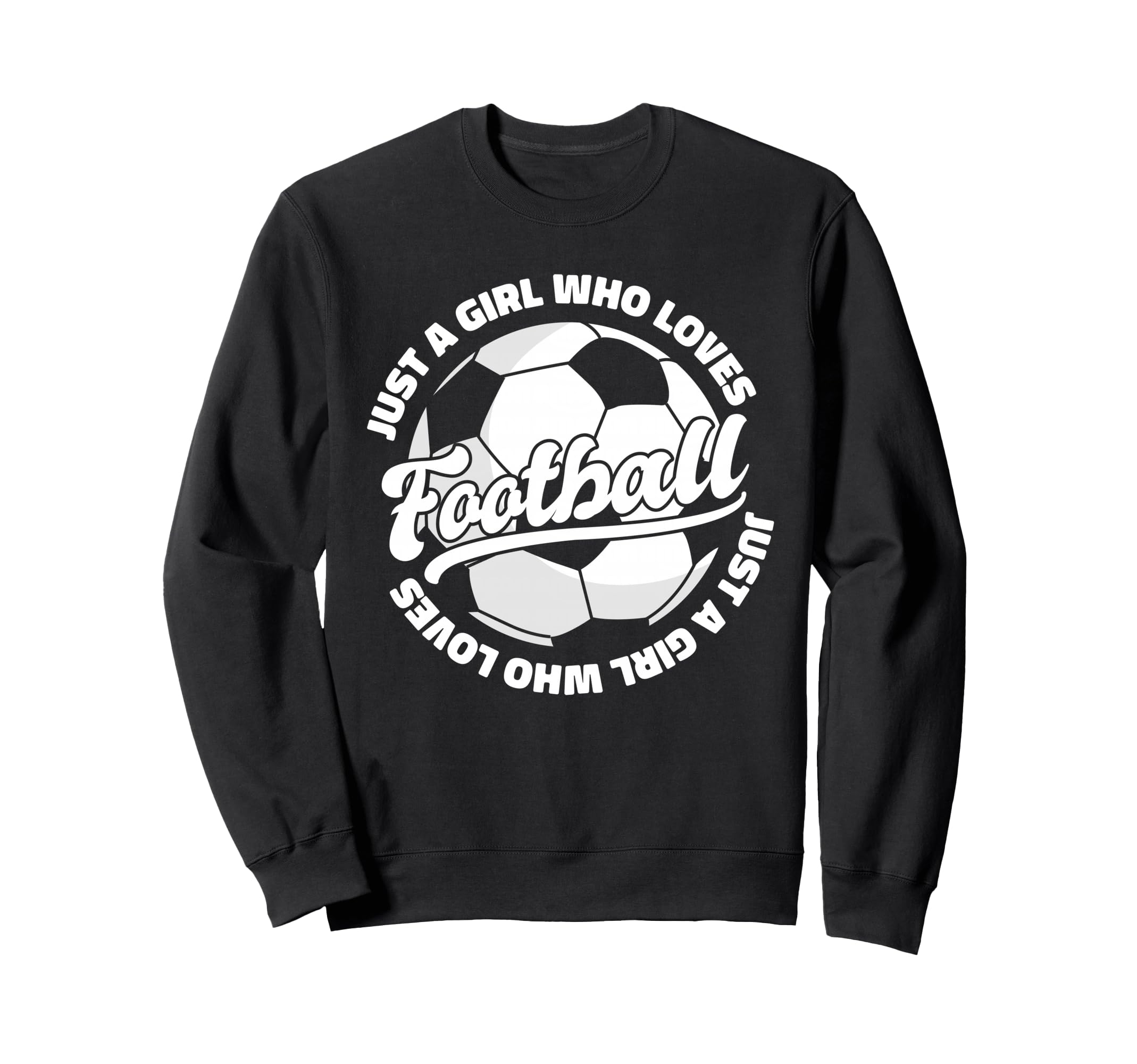 Just Who Loves Football Player Sweatshirt - Unique Graphic for Adults