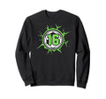 Soccer 16Th Birthday 16 Year Old Sweatshirt - Minimalist Print Unisex