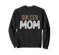 Leopard Soccer Mama Soccer Mom Sweatshirt - Minimalist Print for Adults