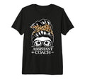 Soccer Assistant Coach Messy Bun T-Shirt - Aesthetic Graphic for Adults