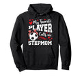 Proud Soccer Stepmom Soccer Player Step Hoodie - Unique Graphic Unisex
