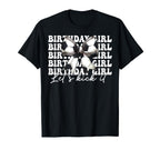 Birthday Lets Kick It Soccer Mom Mama T-Shirt - Aesthetic Graphic Unisex