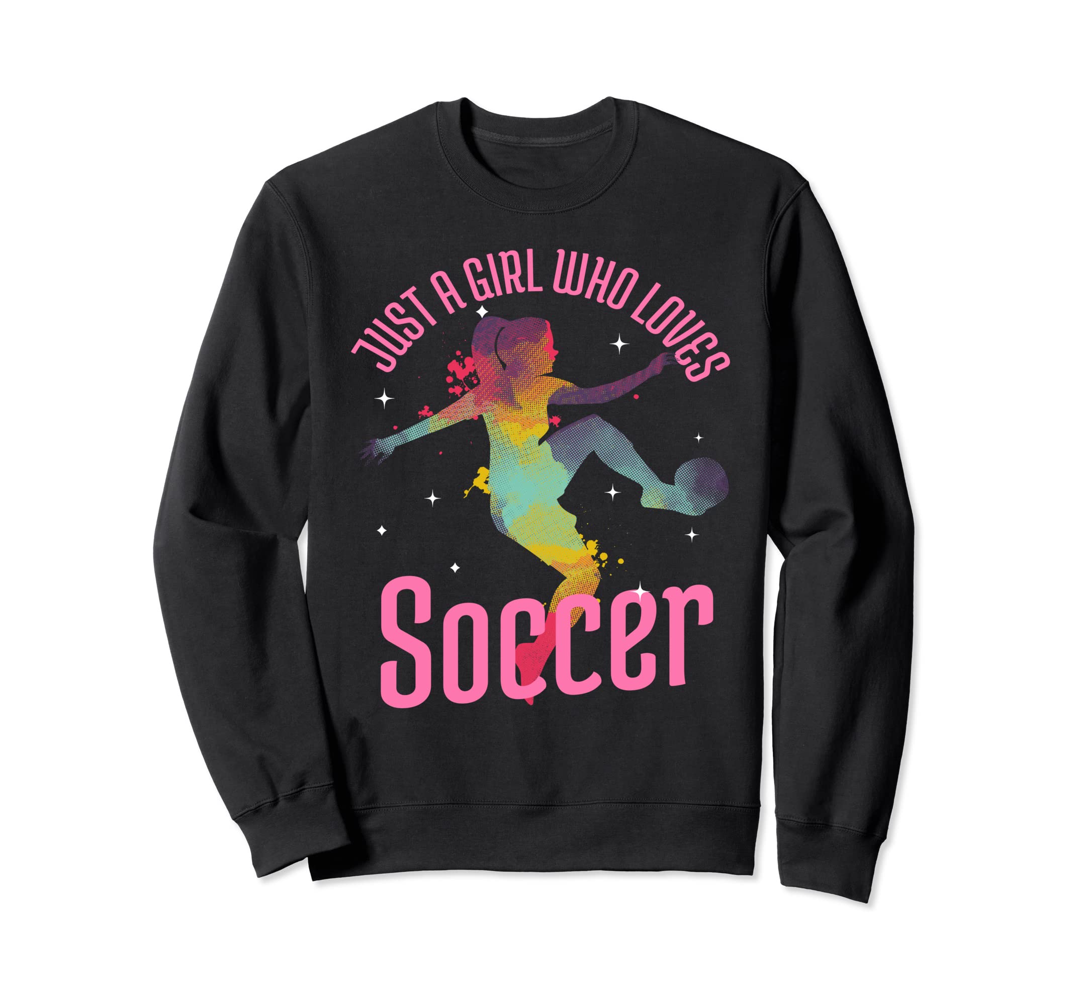 Just Who Loves Soccer Football Gift Sweatshirt - Streetwear Style Unisex