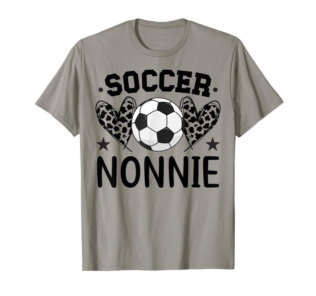 Soccer Nonnie Hearts Nonnie Soccer T-Shirt - Unique Graphic Men Women