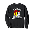 Raising Ballers Soccer Softball Mom Sweatshirt - Unique Graphic Unisex