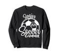 Senior Soccer Gammie 2024 Class Sweatshirt - Fun Novelty Design for Adults