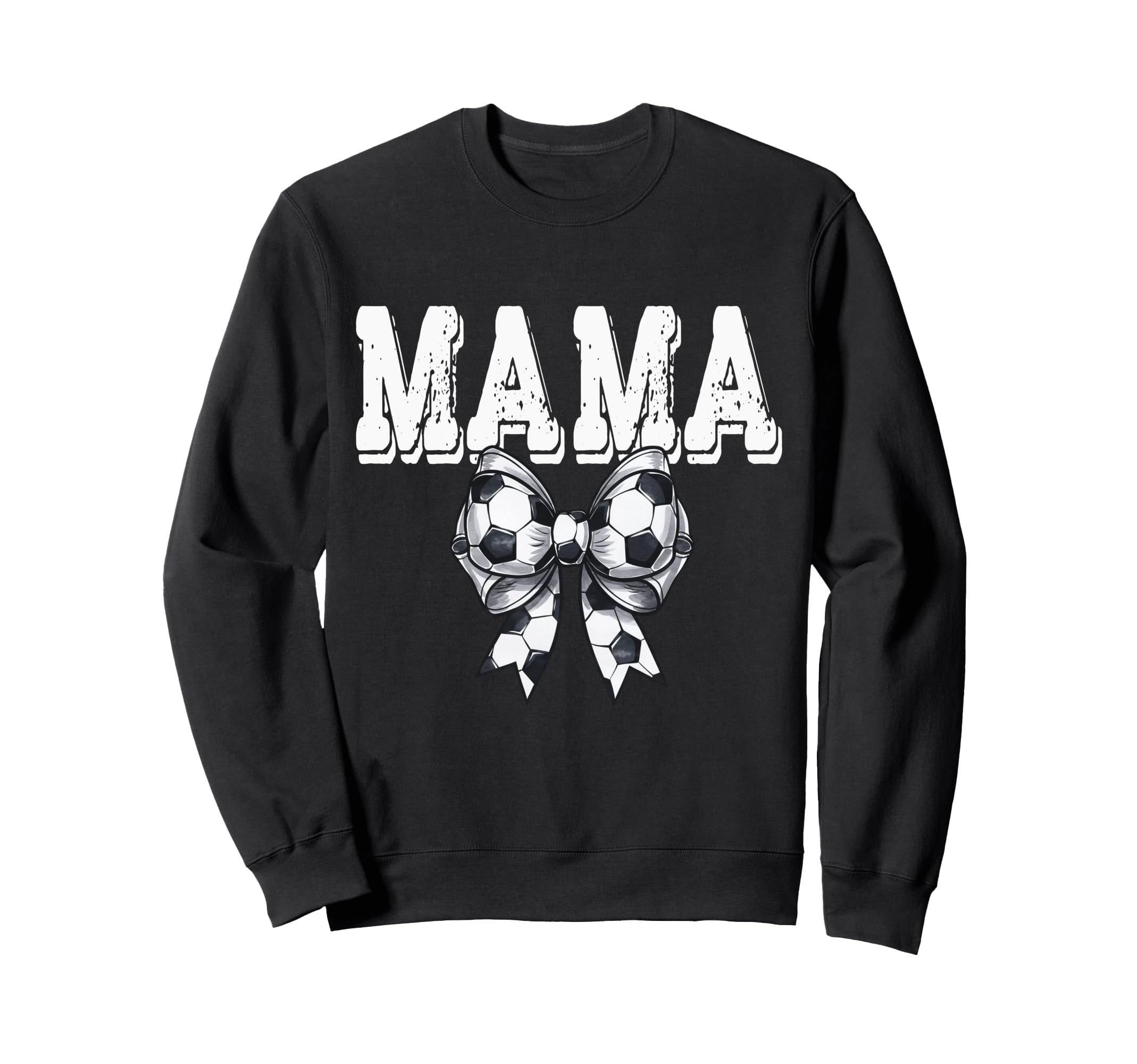 Coquette Soccer Bow Mama Sister Sweatshirt - Fun Novelty Design Unisex