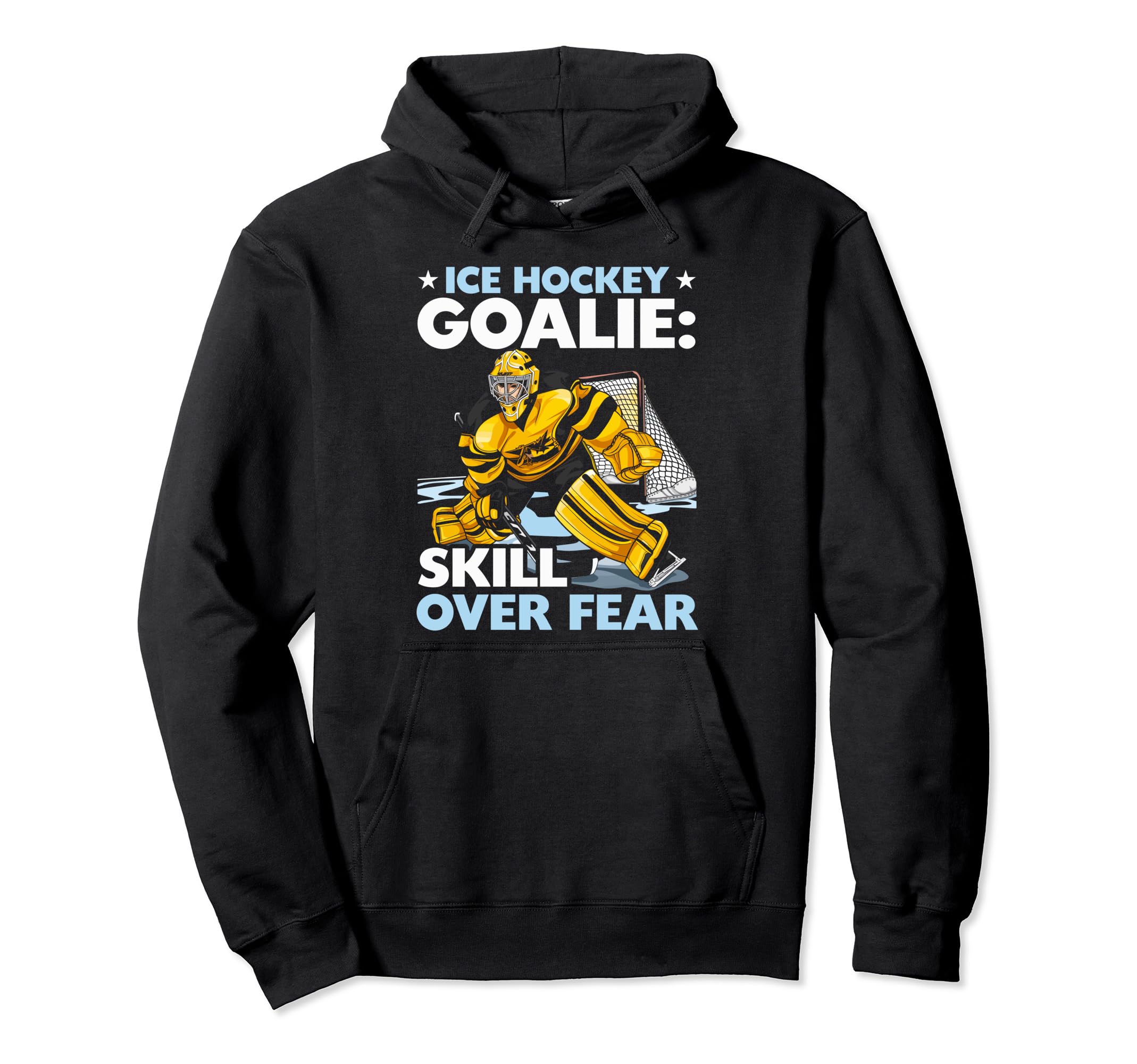 Ice Hockey Goalie Goaltender Keeper Hoodie - Custom Art Print Unisex