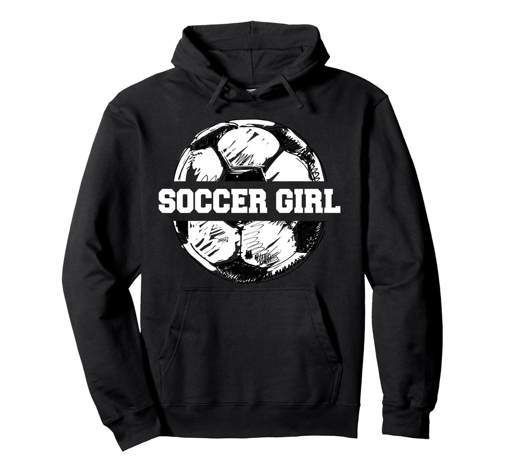 Soccer Funny Soccer Ball Split Soccer Hoodie - Minimalist Print for Adults