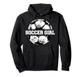 Soccer Funny Soccer Ball Split Soccer Hoodie - Minimalist Print for Adults