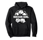 Soccer Funny Soccer Ball Split Soccer Hoodie - Minimalist Print for Adults