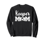 Soccer Keeper Mom Soccer Sweatshirt - Casual Everyday Wear for Adults
