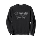 Game Day Soccer Mom Ball Bow Cleats Sweatshirt - Novelty Apparel Men Women