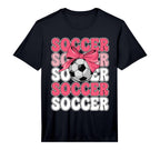 Womens Soccer Player Team Coach T-Shirt - Fun Novelty Design for Adults