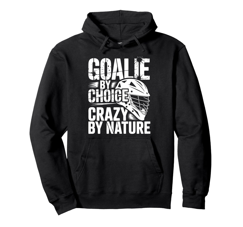 Lacrosse Goalie Lax Goalkeeper Hoodie - Graphic Print for Adults
