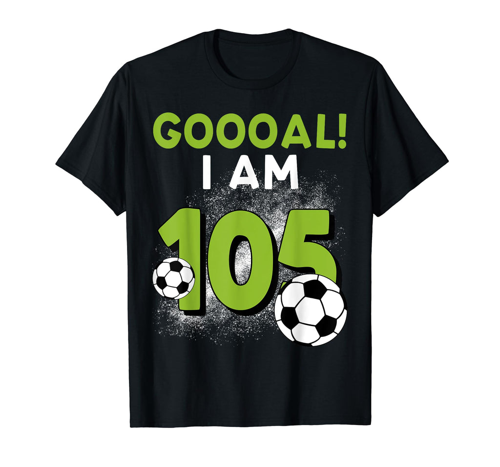 105Th Birthday Soccer Theme 105Year T-Shirt - Novelty Apparel Men Women