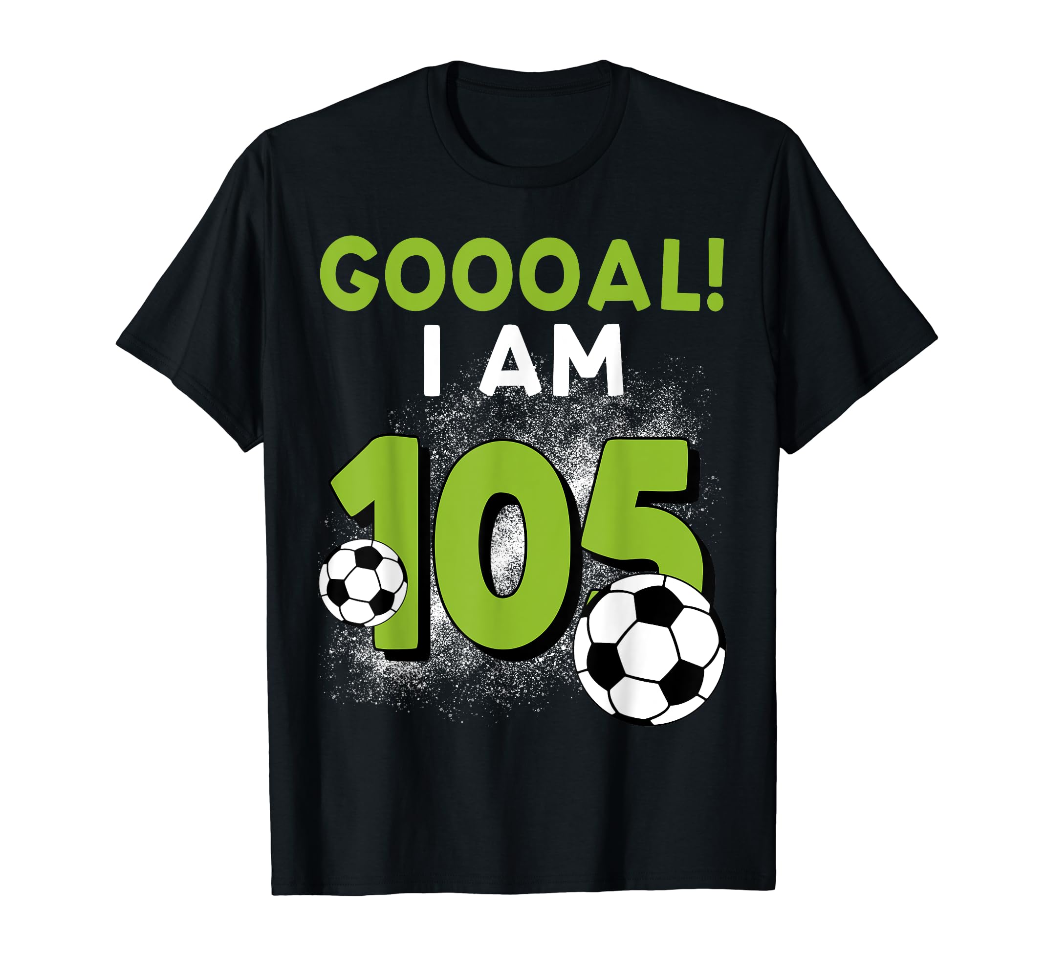 105Th Birthday Soccer Theme 105Year T-Shirt - Novelty Apparel Men Women