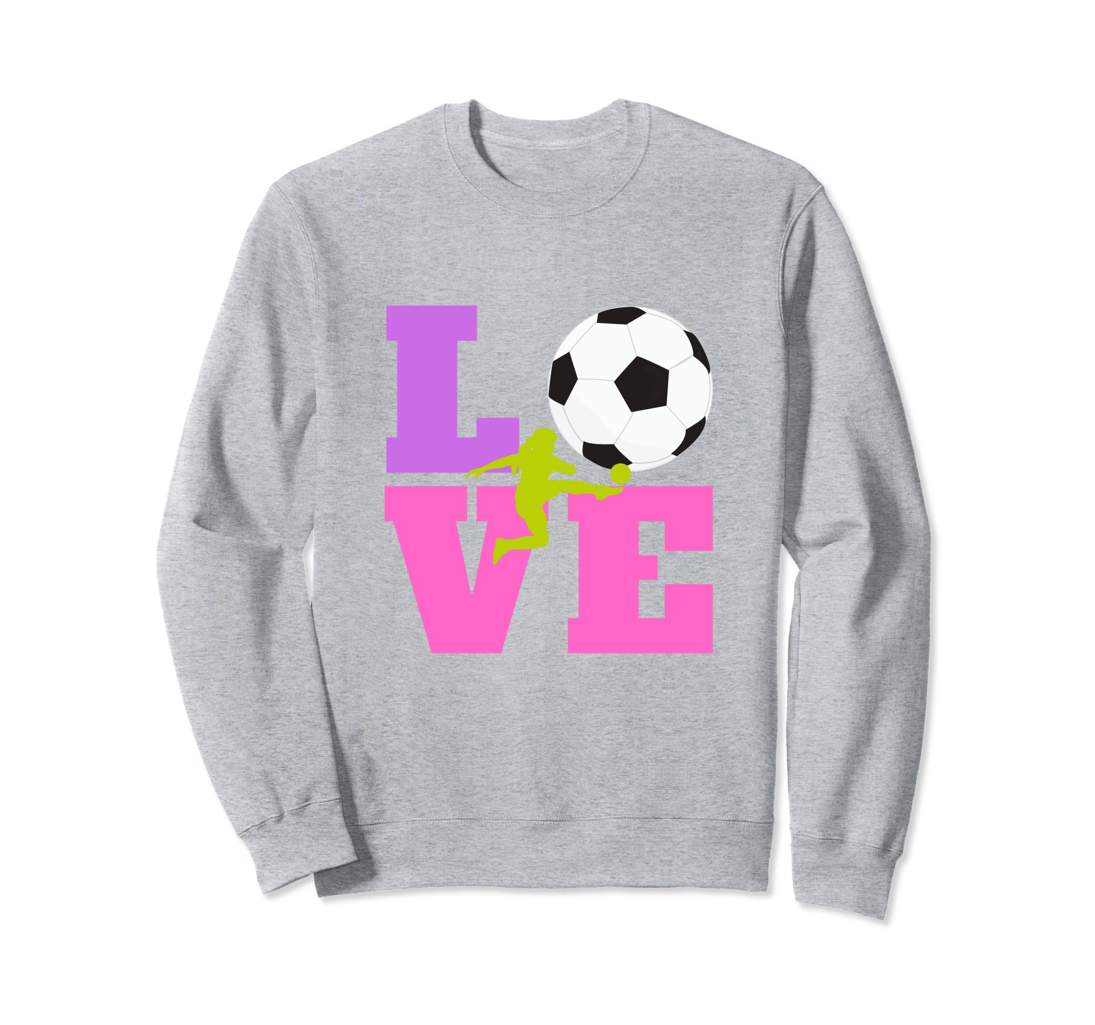 Soccer Soccer Player Love Soccer Sweatshirt - Unique Graphic Men Women