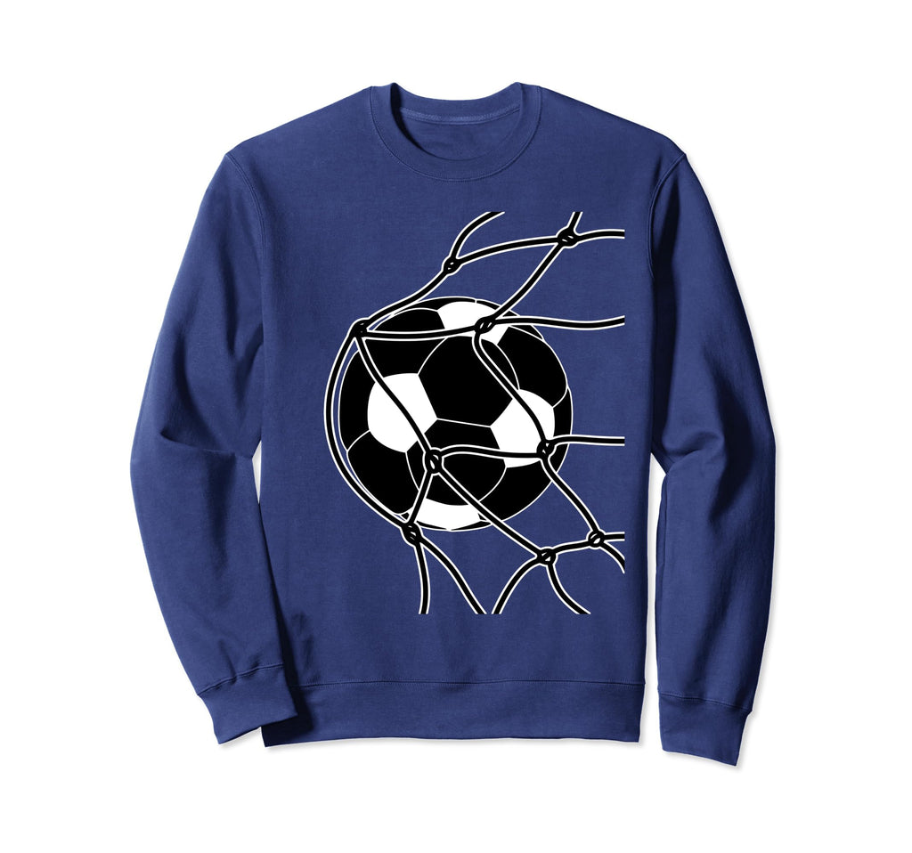 Soccer Ball Goal Funny Player Sweatshirt - Streetwear Style Men Women