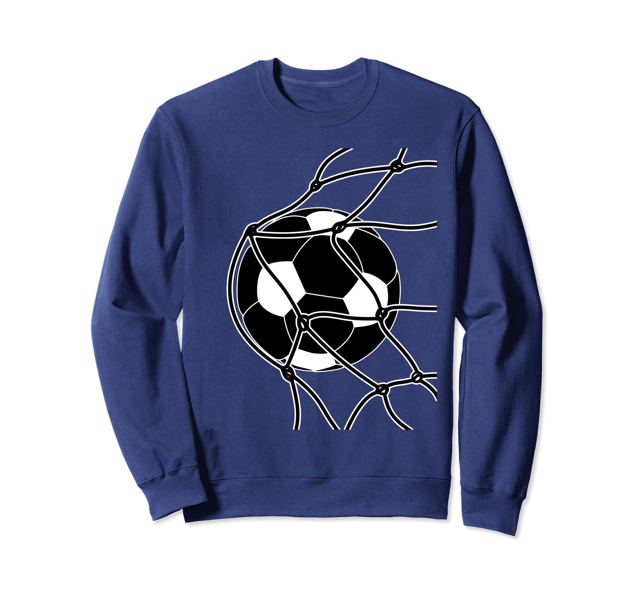 Soccer Ball Goal Funny Player Sweatshirt - Streetwear Style Men Women