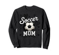 Soccer Mom Heart Ball Sideline Sweatshirt - Casual Everyday Wear Unisex