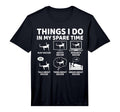 Things I Do My Spare Time Funny Soccer T-Shirt - Unique Graphic for Adults