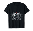 Soccer Enthusiast Soccer Player T-Shirt - Minimalist Print for Adults