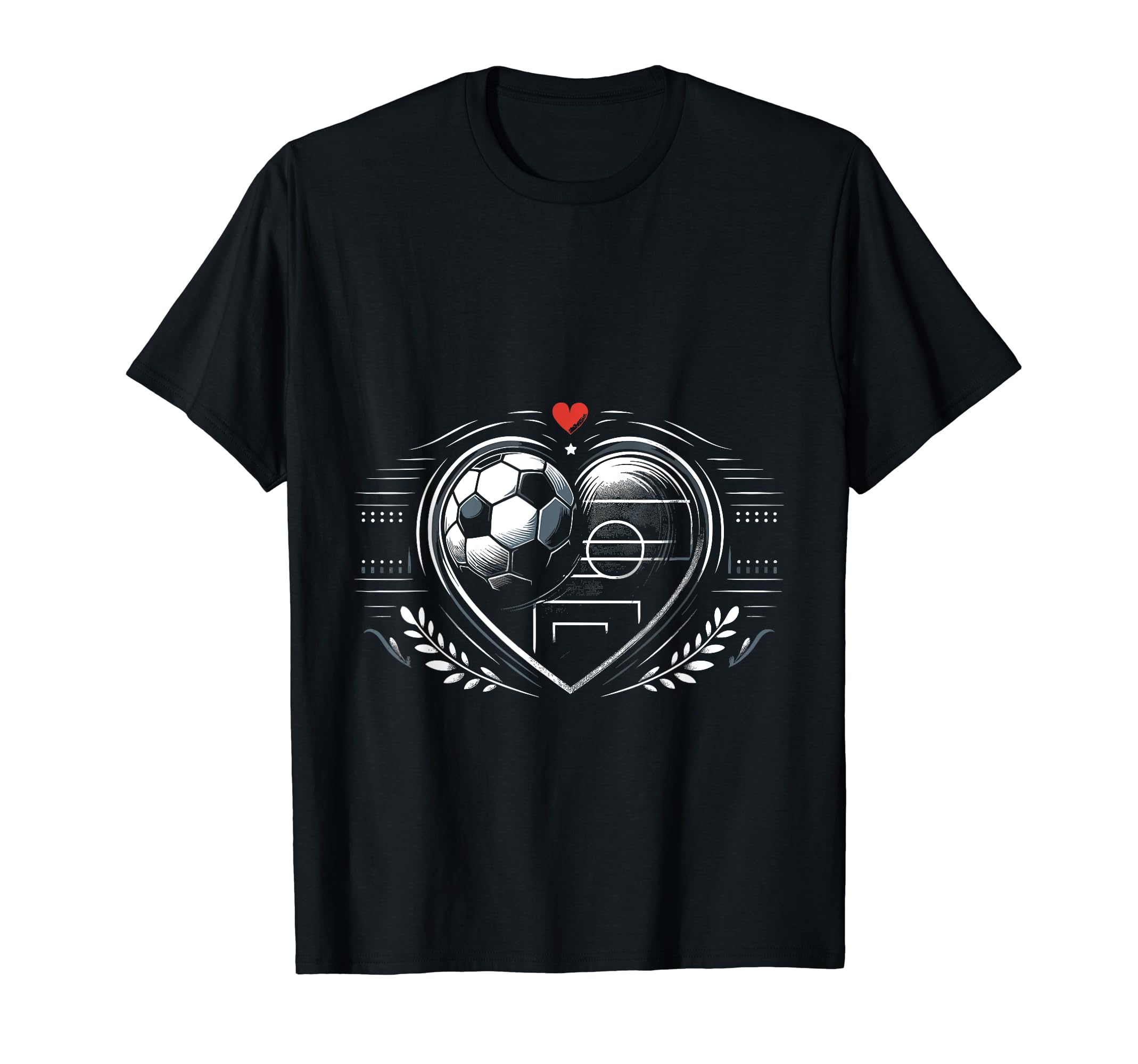 Soccer Enthusiast Soccer Player T-Shirt - Minimalist Print for Adults