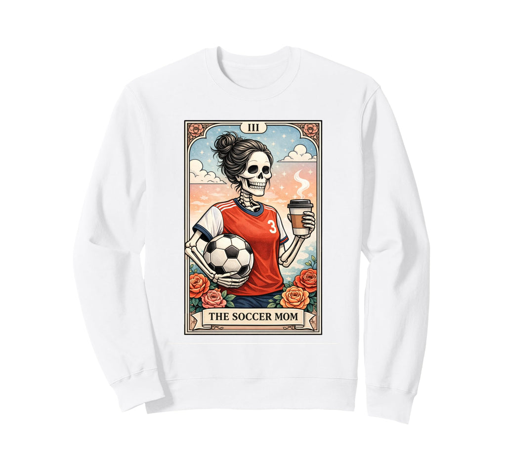 Soccer Mom Soccer Mama Game Day Vibes Sweatshirt - Trendy Graphic Unisex